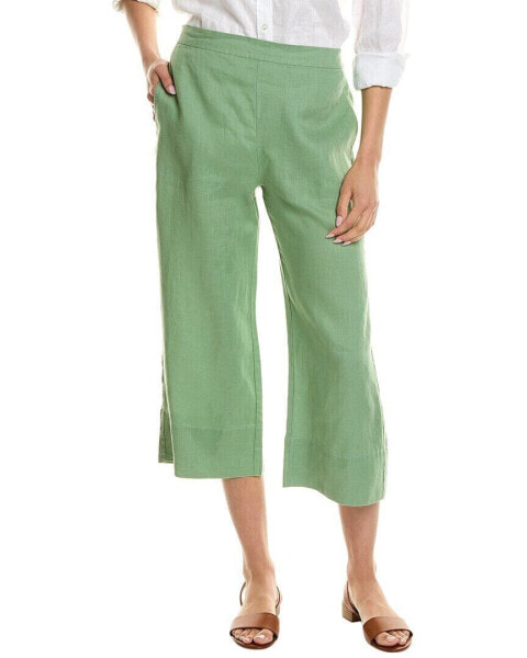 Hiho Mellow Linen Capri Pant Women's Green Xs