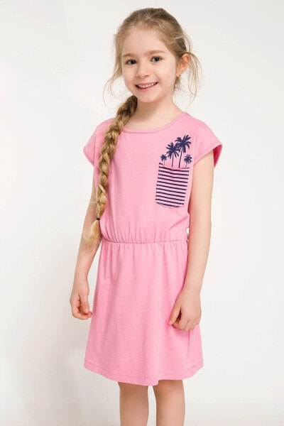 Платье для малышей defacto Розовое Печатное Платье I0390A6.18Sm.Pn164