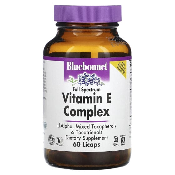Vitamin E Complex, Full Spectrum , 60 Licaps