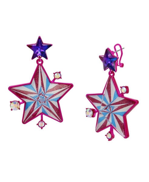 Серьги Betsey Johnson Festive Star