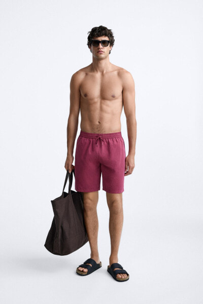 LONG SWIMMING TRUNKS