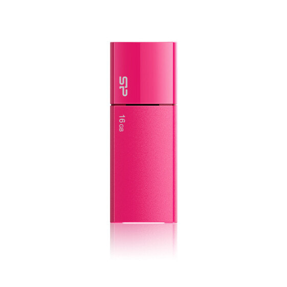 Silicon Power Ultima U05 - 16 GB - USB Type-A - 2.0 - Slide - 9.2 g - Pink
