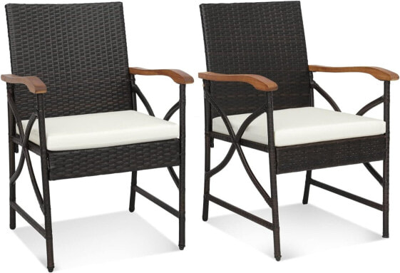 Gartenstuhl Polyrattan (2er Set)