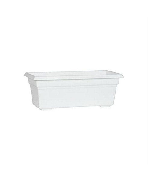 Manufacturing Countryside Flower Box, White, 18" L