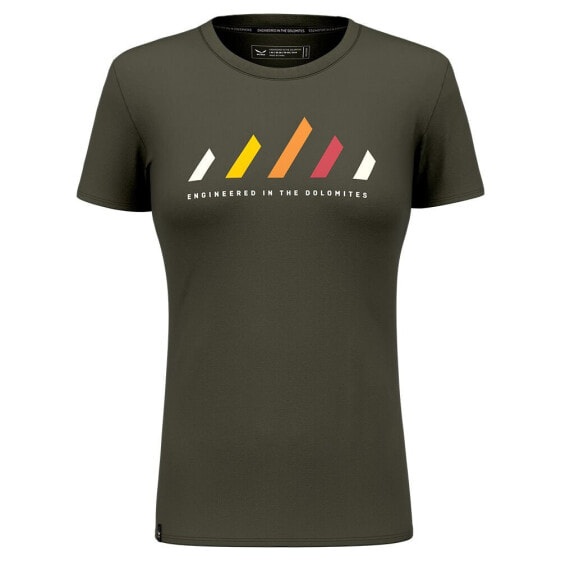 SALEWA Pure Stripes Dry short sleeve T-shirt