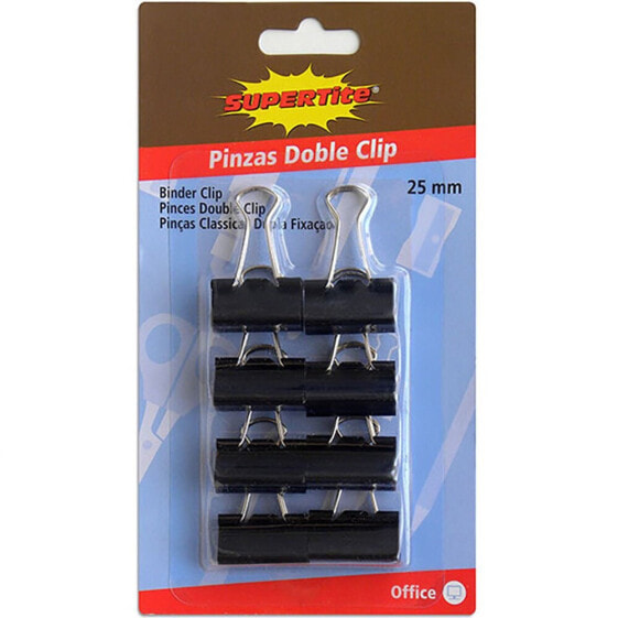 SUPERTITE Double Clip Tweezers 25 mm 8 Units