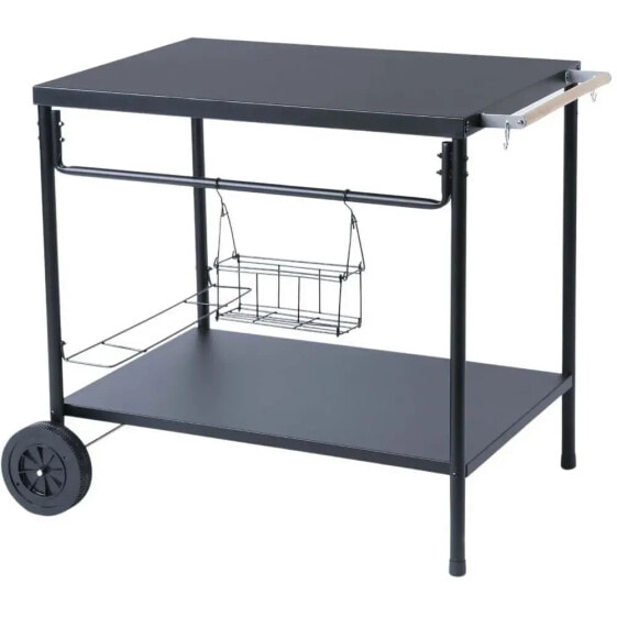 Grillwagen aus Stahl 70 x 50 cm