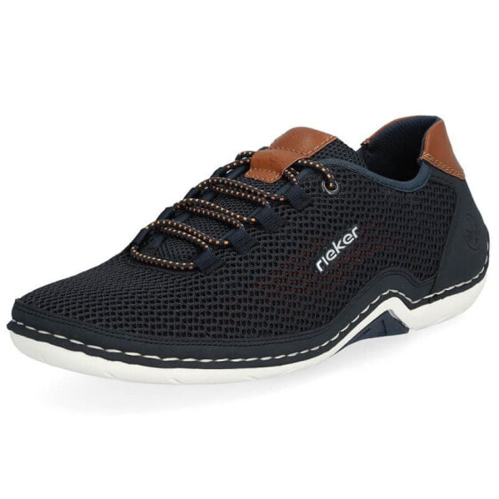 Comfortable Rieker M RKR666 shoes, navy blue