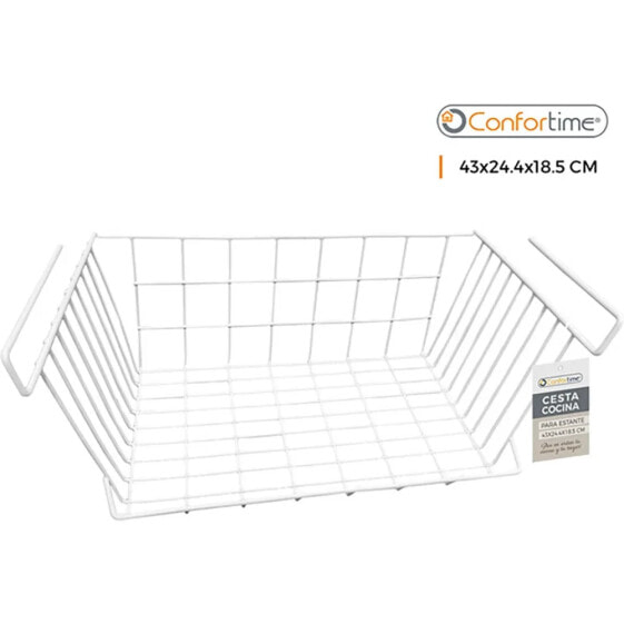 CONFORTIME Kitchen Shelf Basket 43x24.4x18.5 cm