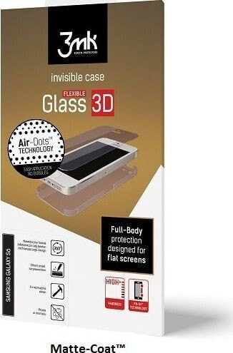 Защитное стекло матовое 3MK FlexibleGlass 3D для Samsung A40 Uniwersalный