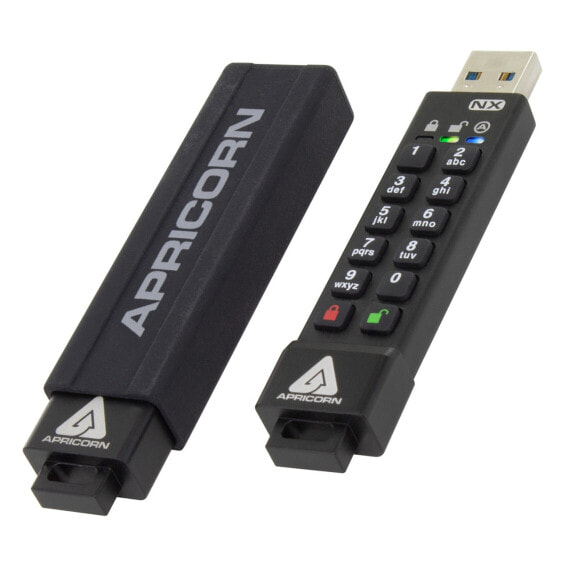 Apricorn ASK3 - 32 GB - USB Type-A - 3.2 Gen 1 (3.1 Gen 1) - 77 MB/s - Cap - Black