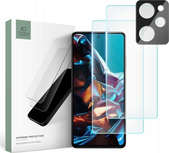 Tech-Protect SZKŁO HARTOWANE TECH-PROTECT SUPREME SET XIAOMI POCO X5 PRO 5G CLEAR