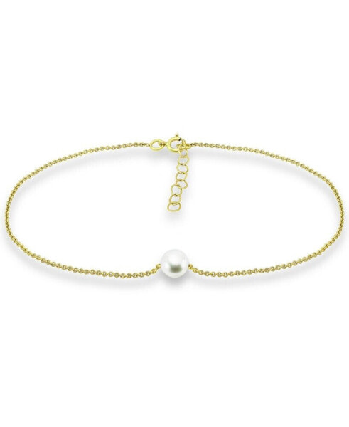 Aventurine Ankle Bracelet (Also in Cultured Freshwater Pearl, Onyx, Howlite, Sodalite), Created for Macy's