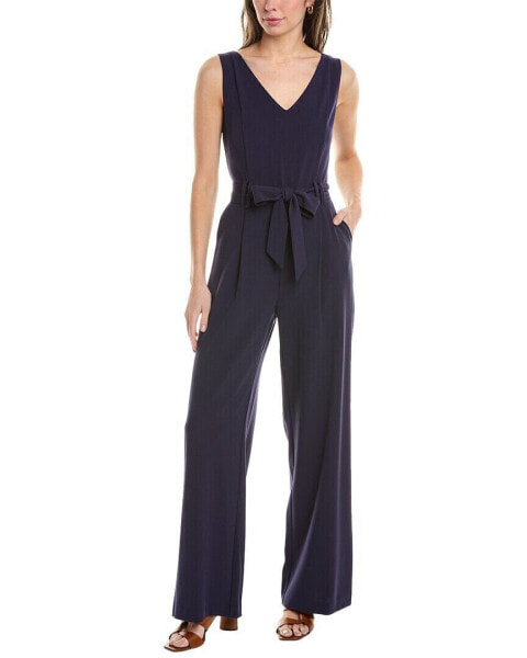 Tahari Asl Tie Waist Jumpsuit Women's