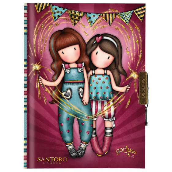 SANTORO LONDON Gorjuss™ Fairground Fireworks Newspaper