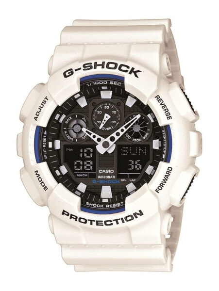 Casio Men's XL Series G-Shock Quartz 200M WR Shock Resistant Watch GA-100B-7ADR