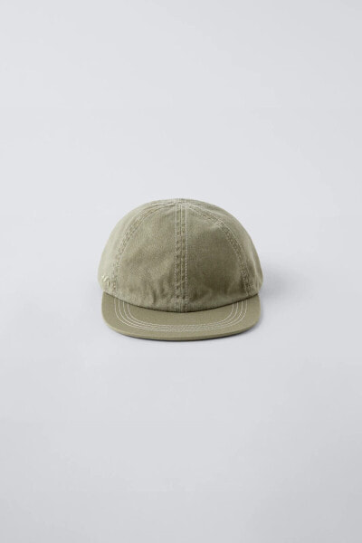 TOPSTITCHED CAP