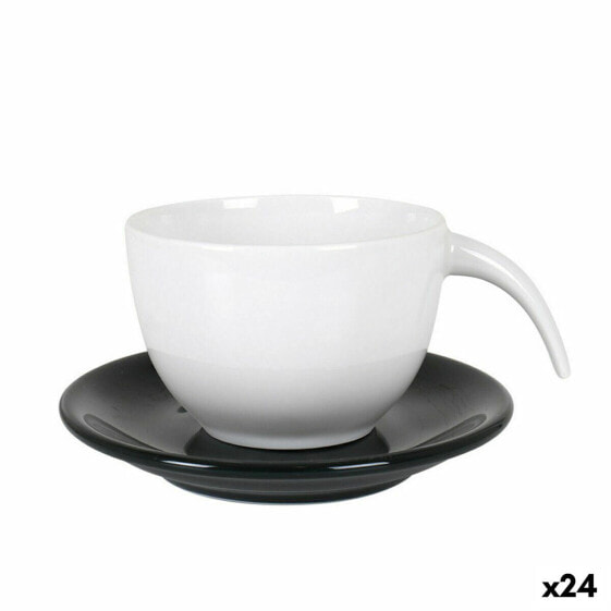 Cup with Plate Kropla 200 ml (24 Units)