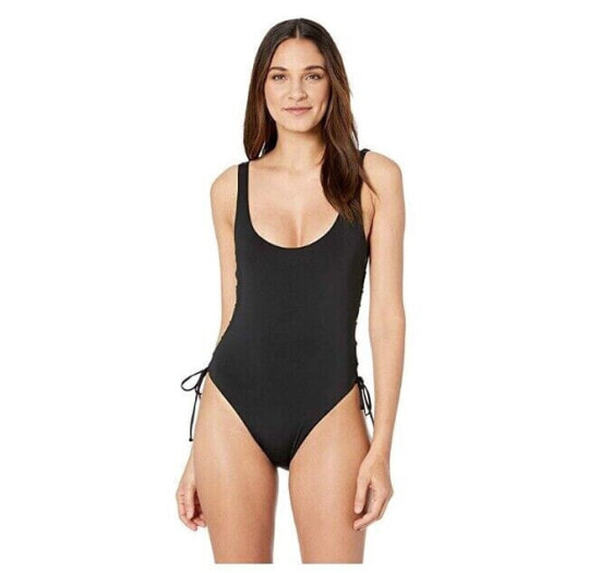 Bikini Lab Women's 246672 Adjustable Side Tie High Leg One Piece Swimsuit Size M