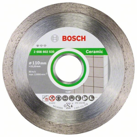 Bosch Diamanttrennscheibe Standard for Ceramic 110 x 22,23 x 1,6 x 7,5 mm