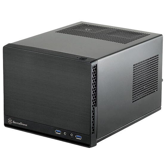 SilverStone SG13 - Mini Tower - PC - Black - Mini-DTX - Mini-ITX - Aluminium - Plastic - Steel - 2.5,3.5"