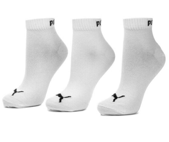 PUMA Sports Ankle Trainer Socks Unisex Quarters (3 Pair Packs) Everyday Comfort