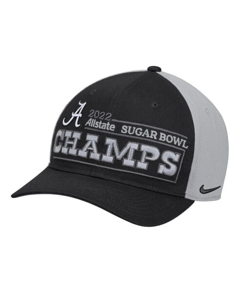 Men's Black Alabama Crimson Tide 2022 Sugar Bowl Champions Locker Room CL99 Adjustable Hat