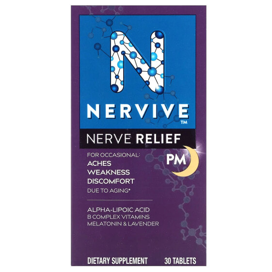 Витамин для нервов Nervive Relief, PM, 30 таблеток