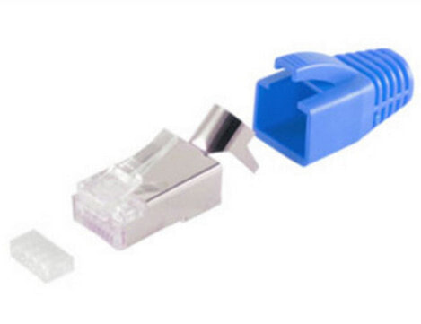 ShiverPeaks BS72067-10B - RJ-45 - Blue,Metallic - Cat5e/6/6A/7 - Gold - 10 pc(s)