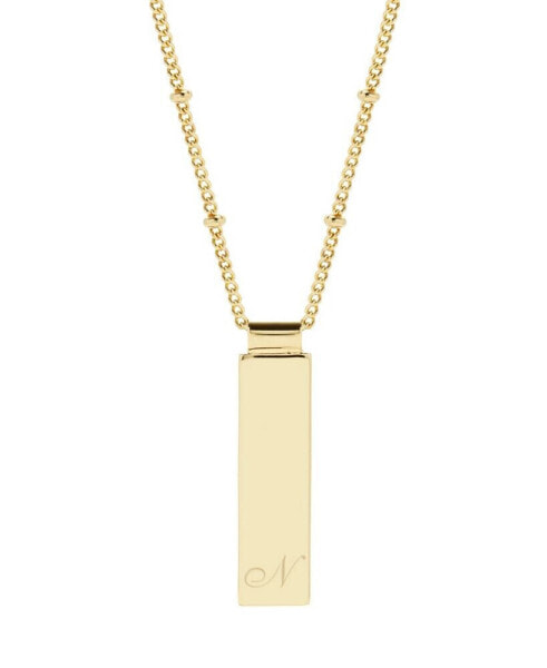 brook & york maisie Initial Gold-Plated Pendant Necklace