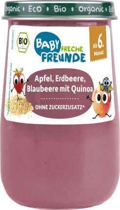 Frucht & Getreide Apfel, Erdbeere, Blaubeere mit Quinoa, 190 g