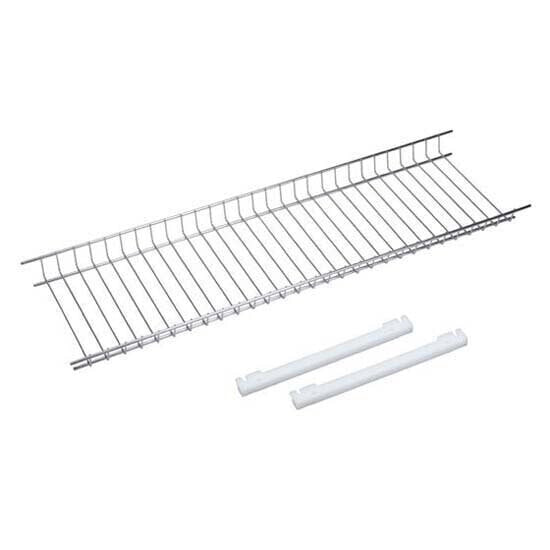 SAUVIC 85 cm stainless steel glass drainer cabinet