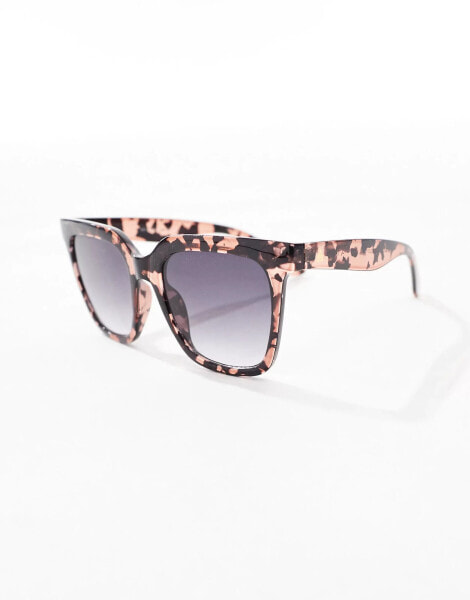 AIRE meteorite square sunglasses in grey tortoiseshell