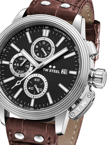 Наручные часы Certina men's Swiss Automatic DS-1 Skeleton Black Strap Watch 40mm.