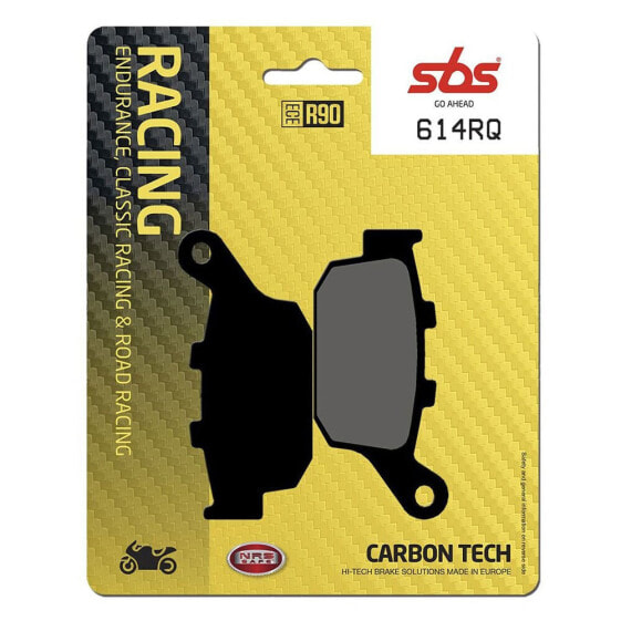 SBS Rq Hi-Tech Road Racing 614RQ Carbon Organic Brake Pads