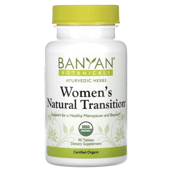 Витамины для женского здоровья Banyan Botanicals Women's Natural Transition, 90 таблеток