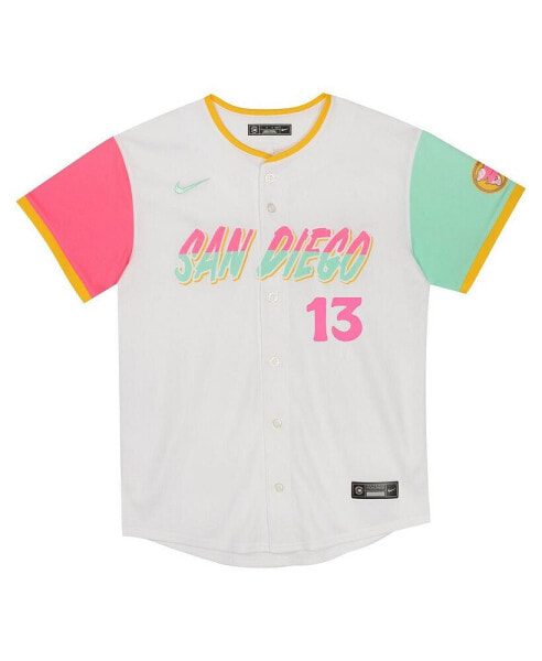 Preschool Manny Machado White San Diego Padres City Connect Limited Player Jersey