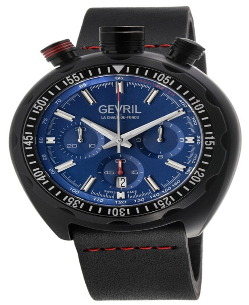 Часы Gevril Canal Street Chrono Black