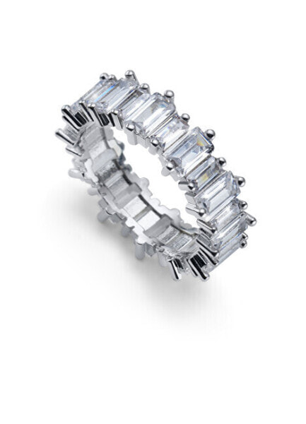 Beautiful ring with cubic zirconia Hama 41170