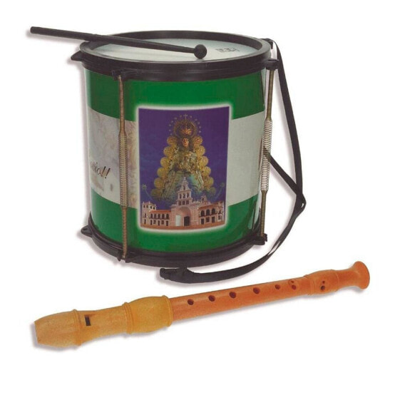 Музыкальная игрушка детская Барабан с Флейтой REIG MUSICALES Rociero