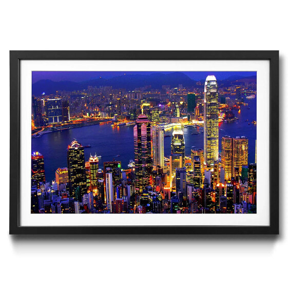 Gerahmtes Bild Hongkong View