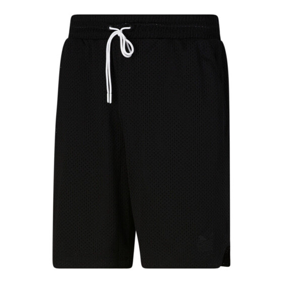 Puma Everyday Hussle Mesh Athletic Shorts X Tmc Mens Black Casual Athletic Botto