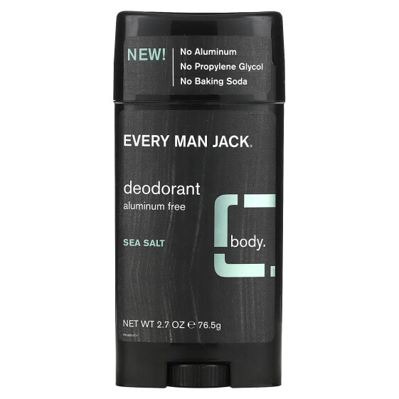 Deodorant, Aluminum Free, Sea Salt, 2.7 oz (76.5 g)