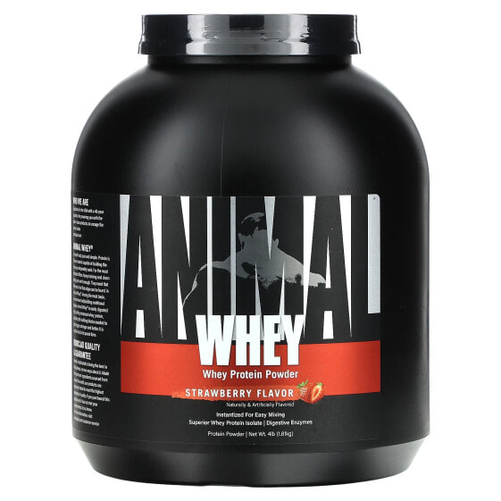 Whey Protein Powder, Strawberry, 4 lb (1.81 kg)