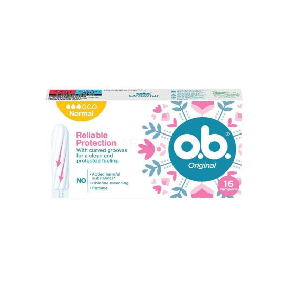 o.b. Original Normal 16 St. tampon für Frauen Tampon 16 St.