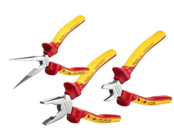 Weidmüller ZANGENSET 1 - Pliers set - Abrasion resistant - Stainless steel - Red,Yellow - 716 g