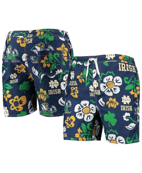 Плавки Wes & Willy Navy Floral Volley Swim Trunks
