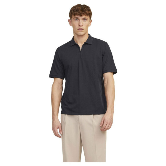 JACK & JONES Mac Zip short sleeve polo