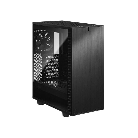 Fractal Design Define 7 Compact - Midi Tower - PC - Black - ATX - micro ATX - Micro-ITX - Aluminium - Steel - Home/Office