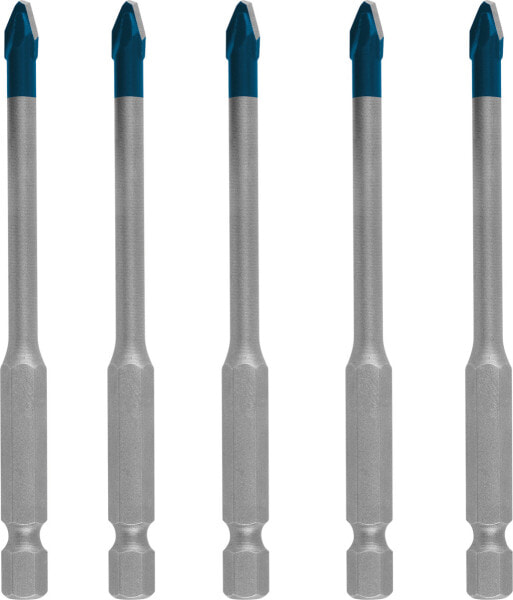 Bosch EXPERT HEX-9 HardCeramic Dachziegel-Bohrer-Set, 5 mm, 5 Stück